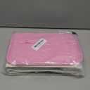 Travel Medicine Bag Organizer, Medical Bag Empty for First Responder Storage, Emergency Medical for Home, Travel, Camping, Car, Hiking & Outdoor Emergencies (Pink)