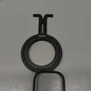 OATSBASF Frameless for iPhone 14 Pro Case 6.1, with Invisible Magnetic O-Ring Stand Case, Bezel Less Minimalist, Protective Shockproof, Upgraded Metal Slim Cover 6.1 Inch Phone, Black