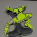 ThinkPet No Pull Harness Breathable Sport Vest with Handle-Dog Harnesses Reflective Adjustable for Medium Large Dogs (M(Chest:15"-28"), Neon Green)