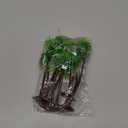 5Pcs Imitation Palm Tree Tropical Mini Palm Mini Tree Figurines Rainforest Diorama Supplies Fake Palm Fairy Garden Outdoor Toys Coconut Indoor Banquet Hawaii