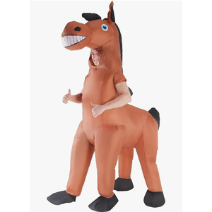 Morph Giant Inflatable Horse Costume, Blow Up Horse Costume Adult, Horse Costume Inflatable, Kentucky Derby Costume for Men