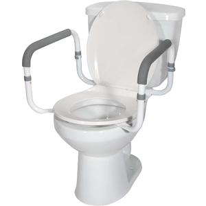 Drive Medical RTL12087 Bathroom Grab Bar for Toilets, White