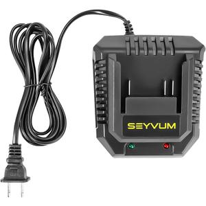 SEYVUM 2.0A Fast Charger Power Tools Lithium‑Ion Battery Charger Replacement Charger for LB-8189 and LB-8190 Leaf Blower