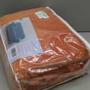 CONRUSER Stretch Sofa Slipcover, Soft Velvet Sofa Covers Single Seat Couch Cover with Cushion Cover Furniture Protector (Orange, S)