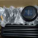 Super Bright Solar Lights Outdoor Waterproof-10 Pack, Dusk to Dawn Up to 12 Hrs Solar Powered Outdoor Pathway Garden Lights Auto On/Off, LED Landscape Lighting Decorative for Walkway Patio Yard (Cool White)