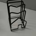 SUNFICON Cutting Board Rack Chopping Board Organizer Stand Holder Kitchen Countertop Pots Pan Lids Rack Organizer Flat Steel 4.92 x 5.7 x 8.47 in. Black