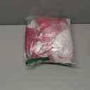 SOMSOC 5 Pack Women Mrs Claus Christmas Costume Set Velvet Dress with Belt Striped Over Knee High Socks Santa Hat Gloves, Size L