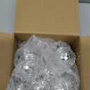 MTLEE 20 Pcs Disco Balls Decorations Assorted Size Party Decor Disco Ball Ornaments Mirror Mini Large Hanging with Rope for Wedding Festival Stage Prop (2.4 Inch, 2 Inch, 1.6 Inch, 1.2 Inch)