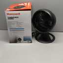 Honeywell Fan, Turbo Force Oscillating Table Fan with 3 Speeds, Air Circulator for Bedroom, Black, HT-906