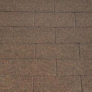Roofing Shingles 3-Tab 39.4” by 13.1”, Brown Asphalt Shingles (8 - Count)