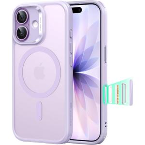 ESR for iPhone 17 Case, Camera Control Cover, Compatible with MagSafe, Shockproof Military-Grade Protection, Magnetic Phone Case for iPhone 17, Classic Hybrid Case, Frosted Light Purple