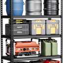 Garvee 5-Tier Steel Garage Shelving Unit, 36" W x 24" D x 72" H, 2500 Lbs