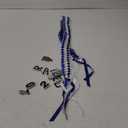 ALKB Graduation Leis, Grad Decor with Honor Cord Class of 2025 Gifts for Women/Man (Blue + White)