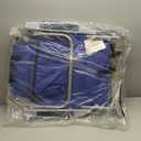 Beach Chair with Backpack Straps, Heavy Duty Backpack Beach Chairs for Adults with 4 Positions, Lay Flat Beach Chair with Large Cooler Pouch, Support to 350LBS