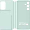 Samsung Galaxy S23 FE S-View Wallet Phone Case, Protective Cover with Card Holder Slot, Finger Tap Display Window, US Version, EF-ZS711CMEGUS, Mint