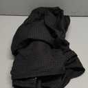 PANGSINNE Dark Green Shower Curtain with Waffle Weave Fabric Shower Curtain Waffle Textured Heavy Duty, Hotel Quality Bathroom, 72 x 72 Inches 