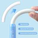 Nicpro 6 Pack Rotary Retractable Erasers, Soft TPE Rubber Twist Large Pencil Erasers in Cute Macaron Colors, Clean-Erasing Eraser for Kids & Students, School Office Supplies Stationary Set