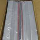 Nalwort Dock Bumpers 16 Feet and 24 Feet, Full Protection Dock Fender for Straight Edge and Side, Boat Dock Bumpers for Edging, Includes Mounting Screws, Black Gray Blue Brown Green Orange Yellow