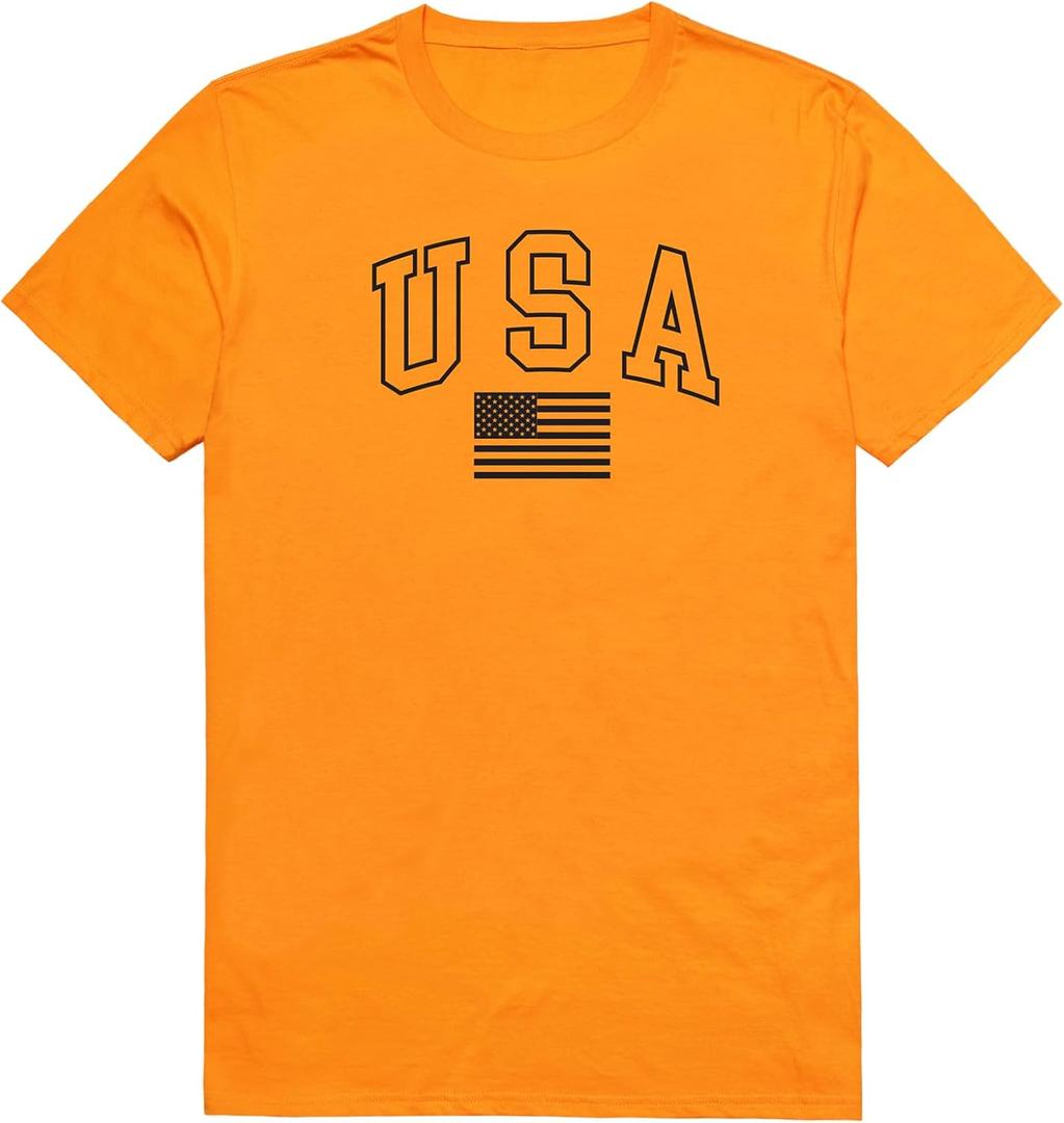 Rapiddominance America Basic Tees (X-Large, Gold)