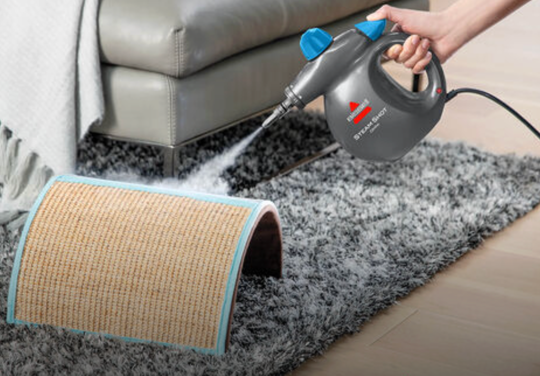 BISSELL® Steam Shot™ Omni handheld portable steam cleaner for tile, grout, windows, bathrooms, kitchens, includes 7 tools