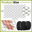 50 x 50 ft Aviary Bird Netting Chicken Netting Commercial Grade Heavy Duty Knotted 2 inch Mesh for Chicken Coops Poultry Blueberries Fruit Trees Net Aviary Gamefowl Garden
