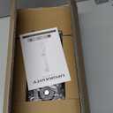 Dual Monitor Stand with Built-in Power Outlet, Vertical Stack Freestanding Monitor Mount for 13-32 inch Flat Curved Computer Screen, Metal Base, Height Adjustable, Max VESA 100x100mm