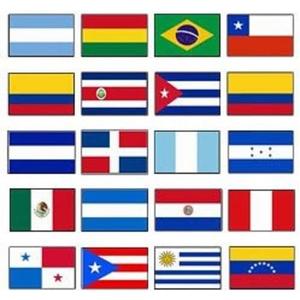 Latin America 3x5 Flag Set of 20 Country Countries Polyester Flags grommets