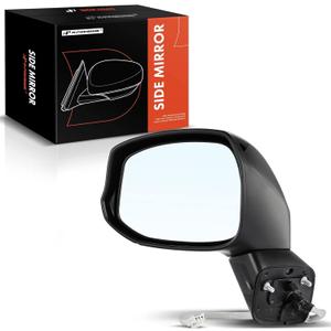 A-Premium Driver Side Power Door Mirror Compatible with Honda Civic 2012 2013 - Non-Heated Manual Folding Black Outside Rear View Mirror