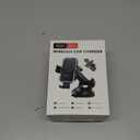 Wireless Car Charger,15W Fast Charging Auto Clamping Phone Holders for Your Car Compatible with iPhone 16/15/14/13, for Samsung Galaxy S24 Ultra S23 S22 S21, S20, S10+ (black)