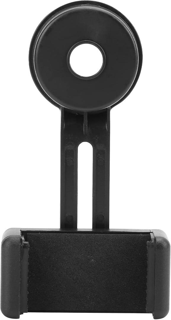 flexman Telescope Phone Adapte, 5.1 X 2 X 1.8in Smartphone Adapter Holder Clip, Bracket Microscope Accessories, Universal Telescope Phone Mount Adapter (Black)