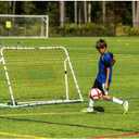 Franklin Sports Soccer Rebounder - Tournament Steel Rebounding Net - Perfect for Backyard Practice and Training - 12' x 6' & 6' x 4'
