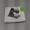 3 in 1 Foldable Charging Station for Apple Products,Wireless Charger for iPhone 17 16 15 14 13 12 Pro Max,Travel Dock Adapter&Light for iWatch Series 11 10 9 Ultra 3/2 SE 3/2,for AirPods 4 3 2 Pro 3/2 (White)