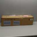 Farmhouse Dining Room Light Fixture, 4-Light Wood Kitchen Island Lighting, Industrial Chandeliers for Dining Room Over Table Black Pendant Light with Seeded Glass Shade for Bar Restaurant