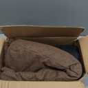 Sytopia 42" Indestructible Dog Bed Extra Large Sized Dog, Chew Proof Waterproof Pet Bed, Washable, Orthopedic, Outdoor Crate Pad, Supports up to 100 lbs, Caramel