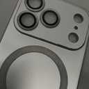 Misscase Magnetic for iPhone 17 Pro Case,Comes with Camera Lens Protector, Compatible with Magsafe, Soft TPU Full Protection Slim Smooth Bumper Shockproof Phone Cover Silver