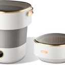 Mini Portable Washing Machine and Dryer, Mini Washer 13l Portable Washing Machine Fully Automatic 3 Cleaning Modes Collapsible Camping Washer for RV Travel Hotel Laundry 