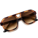 livho Trendy Polarized Square Aviator Sunglasses Women Men Square Eyewear Frame, Retro Sun Glasses for Women Men 2025 Shades