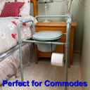 TP Pal - Extra Toilet Paper Roll Holder (Black)