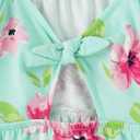 The Children's Place Baby-Girls and Toddler Short Sleeve Flutter Shirt (2T, Mint Tea)