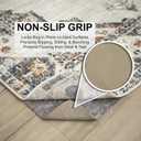 Mohawk Home Non Slip Rug Pad 8' x 10' - 1/4" Thick Felt + Latex Rubber Gripper - Dual Surface Cushion for Hardwood, Carpet, Tile Floors, Made in USA