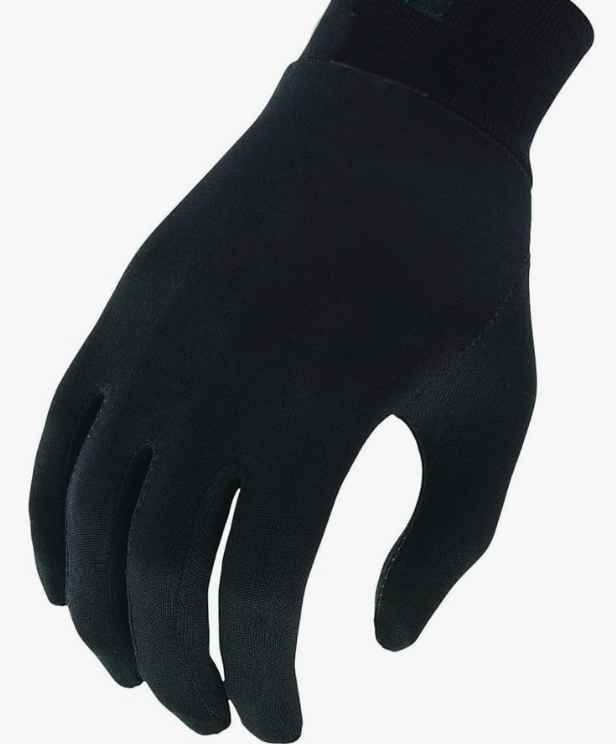 Adult Thermasilk Glove Liner (X-Large, Black)