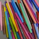 Fuyoooo 36 Pcs Felt Tip Pens 0.7mm Medium Point Colored Felt Tip Pens for Journaling Planner Writing Note-taking Art Office and School Supplies(Black)