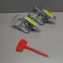 2 Pack Mole Traps,Galvanized Steel Scissor Trap,Reusable Mole Trap Killer,Easy Set Mole Eliminator Trap for Lawns