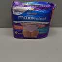 Always Discreet MaxiProtect Adult Diapers for Women, Incontinence Underwear, Postpartum Essentials, Bladder Leak Protection, Disposable Briefs, Maximum Plus Absorbency, Size XL/XXL, 12 Count