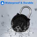 Fingerprint Lock, Dhiedas Gym Locker Lock with Fingerprint Bluetooth APP, Biometric Finger Print Padlock with Keyless, Waterproof Smart Padlock for Locker School Suitcase Cabinet Storage