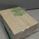 Unfinished Wooden Box with Hinged Lid for Crafts DIY Storage Jewelry Pine Box - 12" x 9" x 3.35"