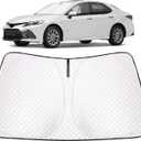 ZATOTOO Windshield Sun Shade for 2017-2023 Toyota Camry Car Window Shade for Front Windshield Ultra-bright Reflective Sun Shade for Car Windshield, Front Window Sun Shade Blocks UV Ray Reduce the Heat