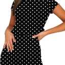 SAMPEEL Womens Two Piece Lounge Sets Casual Summer Outfits 2 Piece Short Matching Clothing Set (Black, L)