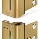 Home Security Door Reinforcement Lock Heavy-Duty Metal Door Lock for Front Door, Childproof Safety Latch for Kids Safety, Extra Flip Top Lock Withstands 800 lbs, Interior Deadbolt Guard Home Safety