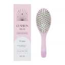 Boar Bristle Hair Brush -boar bristles + nylon pins Smoothes & Detangles All Hair Types, Hairbrush for Women, Men & Kids, Distributes Oils for Natural Shine & Stimulates Scalp (Light Pink)